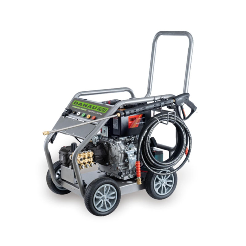 DRD SERIES 3600-4000PSI-РЕДУКЦИЯ Дизельная мойка высокого давления с электрическим запуском